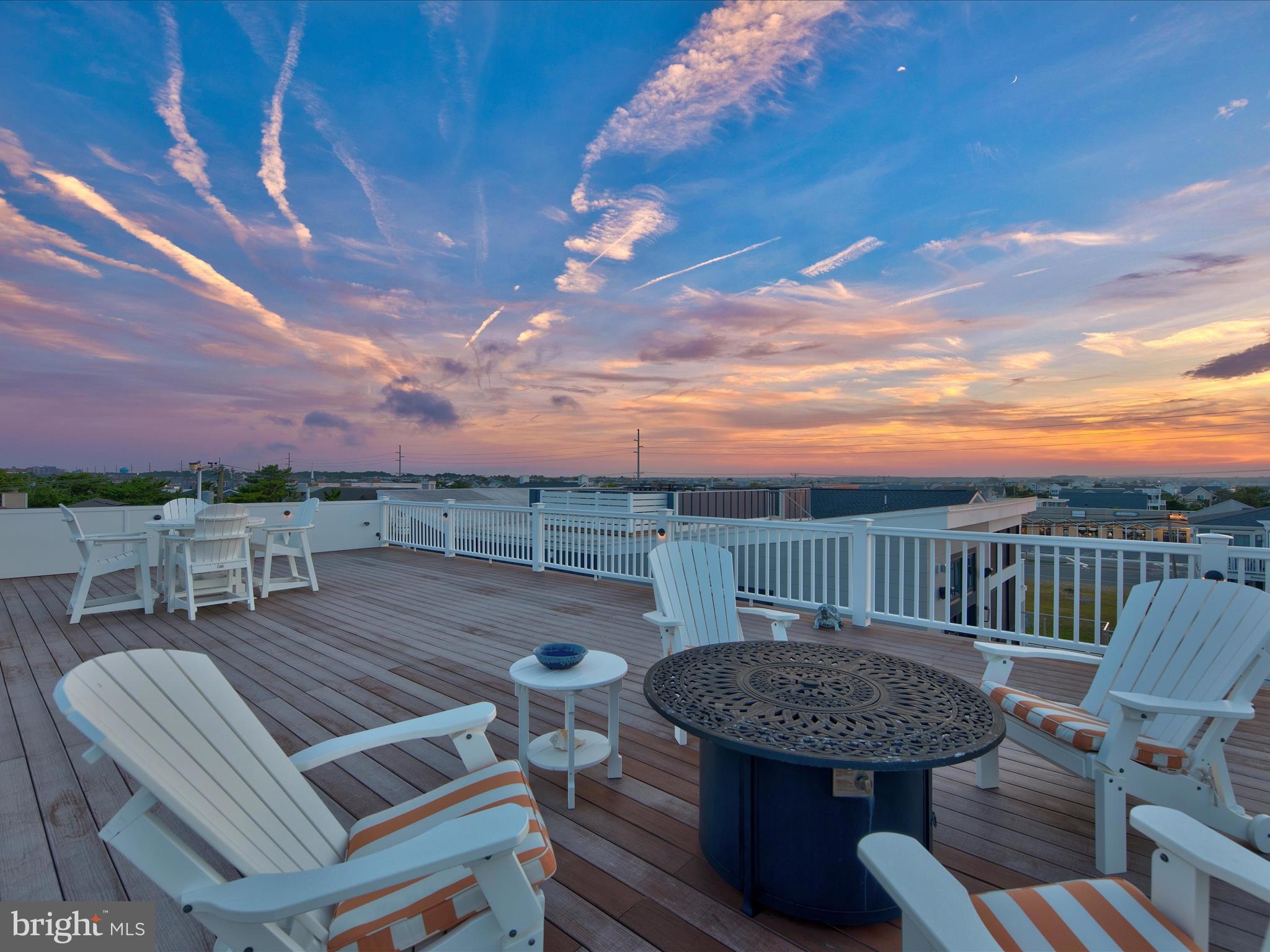Rooftop deck is where the fun happens